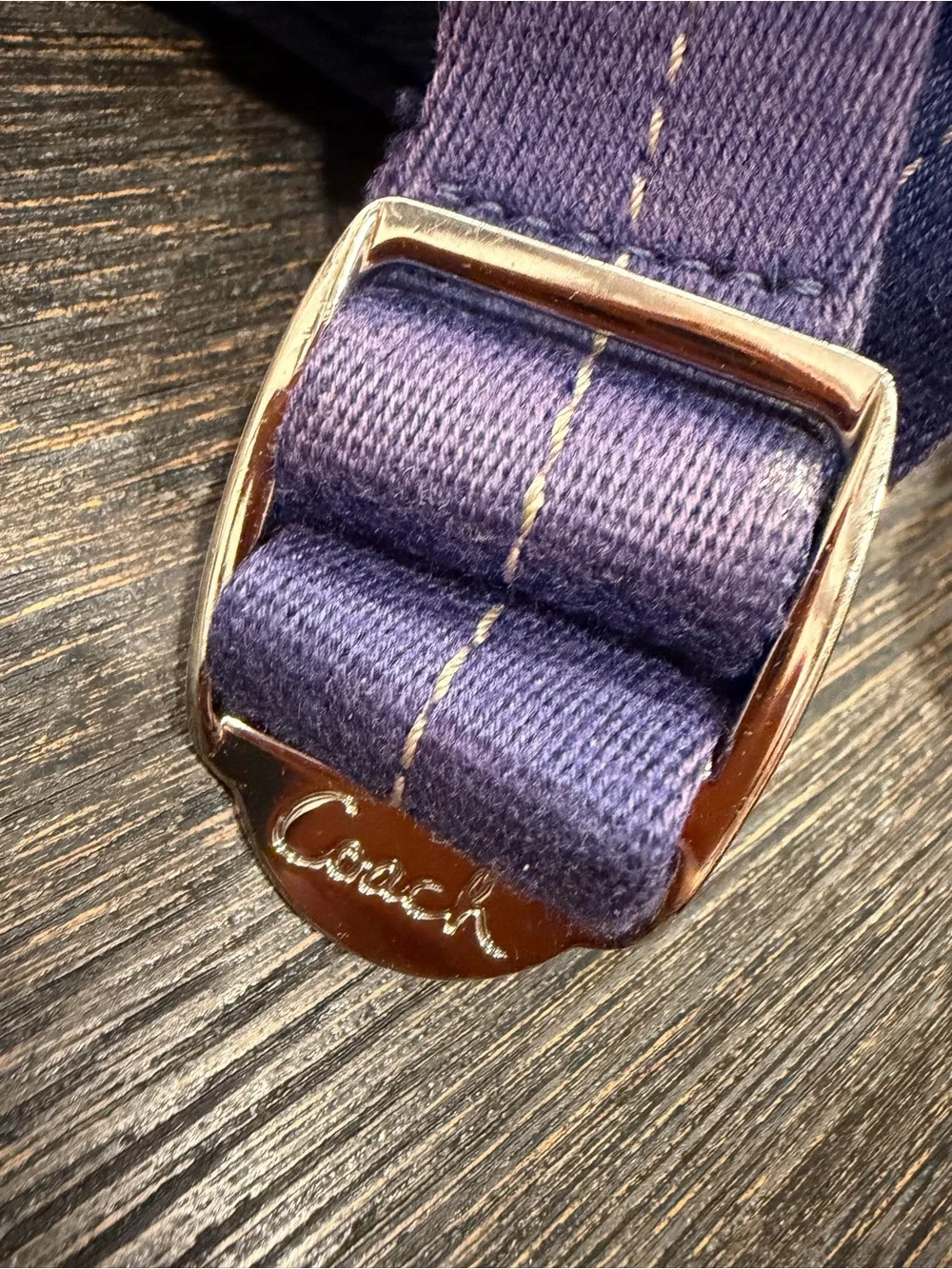 Coach Blue Signature C Canvas Backpack